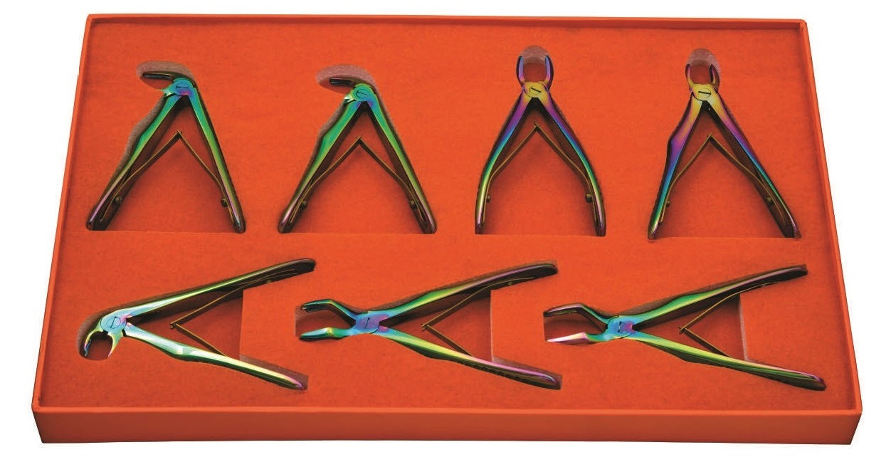 Pedo Extraction Forceps Set Multi Color