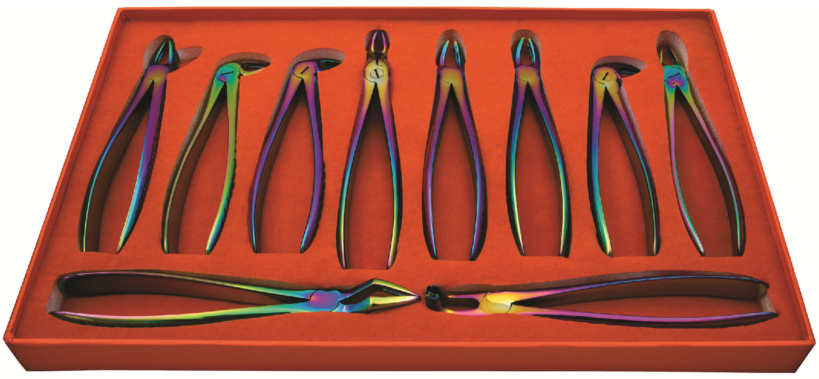 Extracting Forceps Set Multi Color 
